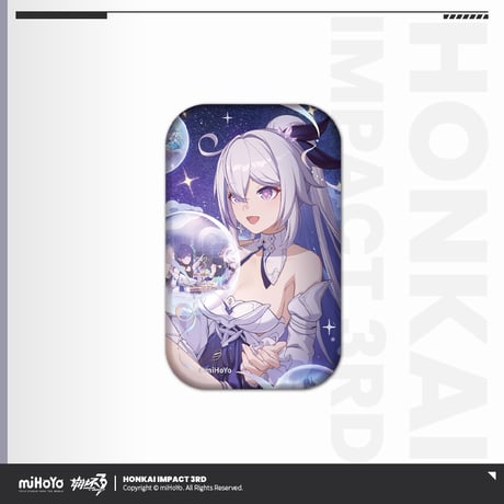 【崩壊3rd公式店】誕生日 スクエア 缶バッジ 15元