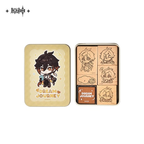 【原神公式店】星稚夢旅 スタンプ 48元 （予約12下発送）