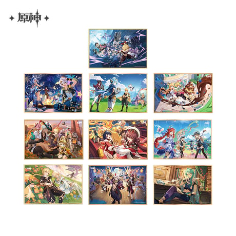 【原神公式店】キービジュアル 色紙 28元