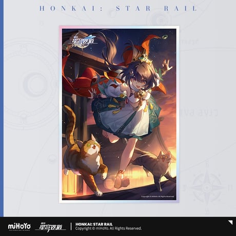 【崩スタ公式店】光円錐 アクリル色紙 B 48元