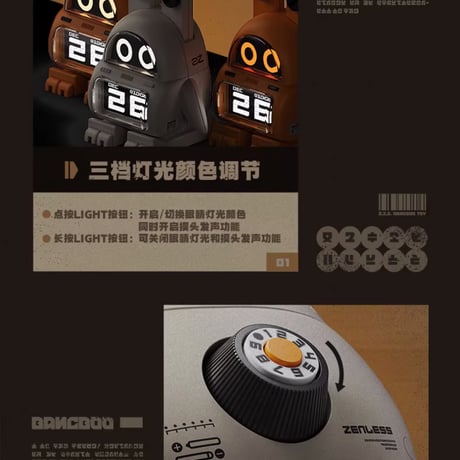 【ゼンゼロ公式店】ボンプ デジタルカレンダー 299元 （特別貨物便）