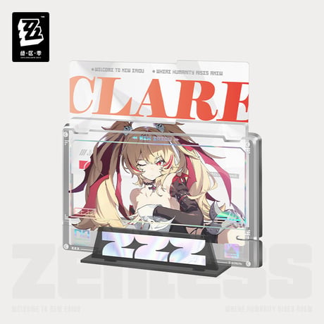 【ゼンゼロ公式店】影画 アクリルカード＆フレーム フリンツ工房 98元 （予約2027年3下発送）