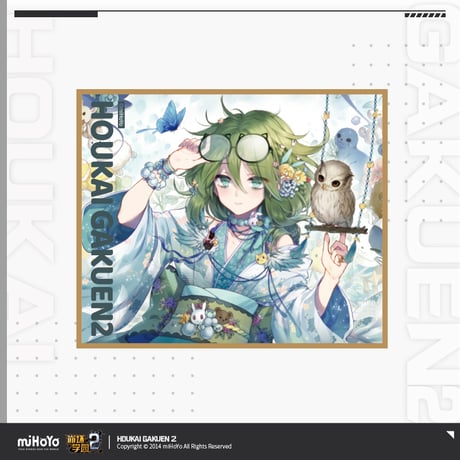 【崩壊学園2公式店】和服 色紙 25元