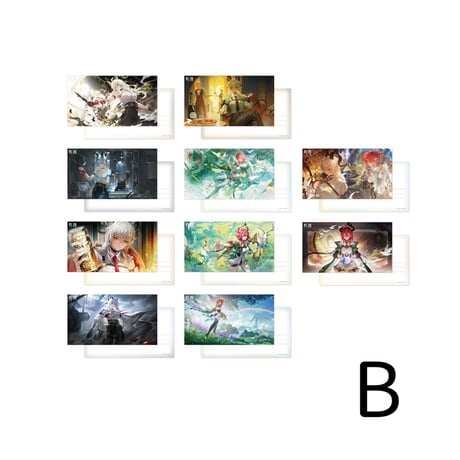 【KURO GAMES旗艦店】鳴潮 *復刻2508* 共鳴者 挿絵 ポストカード 25元 （予約9下発送）