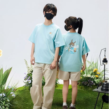 【明日方舟公式店】紅山森林動物園 コラボ Tシャツ アーミヤ 138元 （予約170日以内発送）
