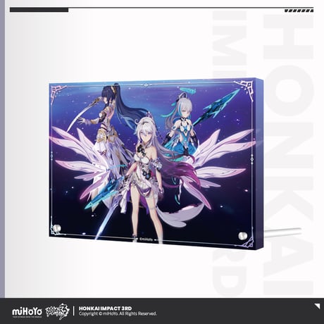【崩壊3rd公式店】CGイラスト アクリルプレート 48元