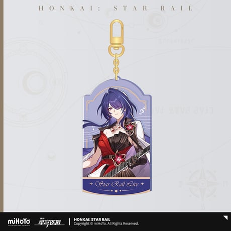 【崩スタ公式店】星鉄LIVE キーホルダー 28元
