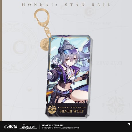 【崩スタ公式店】愉悦運命 キーホルダー 32元