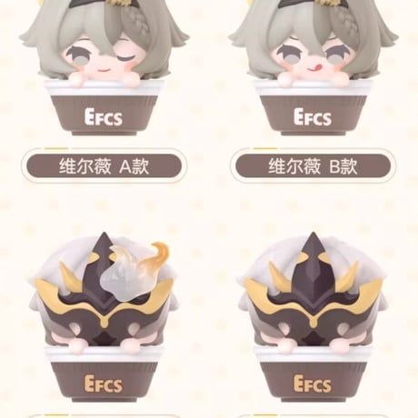 【崩壊3rd公式店】カップ麺 ぷち フィギュア 第1弾 セット 278.6元