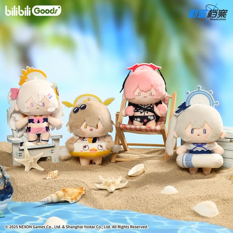【ブルアカ公式店】 bilibili コラボ 水着 マスコット チャーム 59元 （予約160日以内発送）