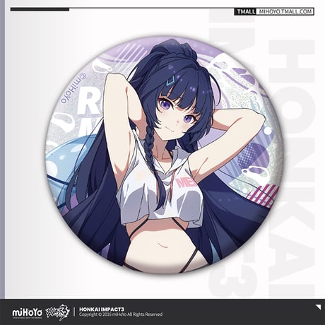 【崩壊3rd公式店】悠遊夏日 缶バッジ 第2弾 15元