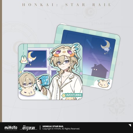 【崩スタ公式店】男子宿舎 等身 コレクションカード 12元