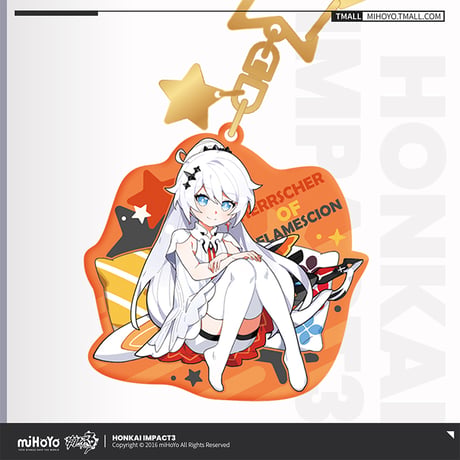 【崩壊3rd公式店】ちびっこ律者 メタルキーホルダー 第1弾 28元