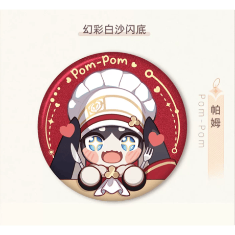 【崩スタ公式店】美味啓航 缶バッジ 15元