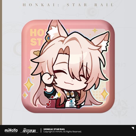 【崩スタ公式店】パム展覧会 スクエア 缶バッジ B 15元