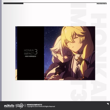 【崩壊3rd公式店】アニメ CG ポストカード セット