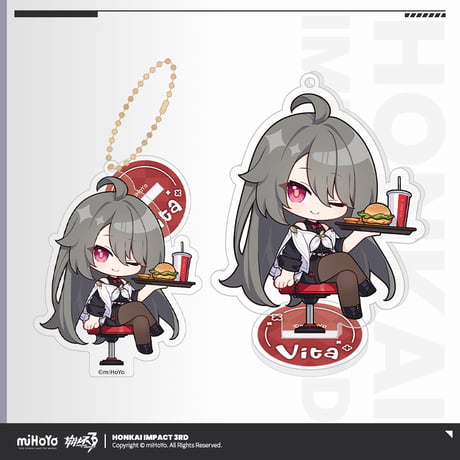 【崩壊3rd公式店】 美味上艦 ちびキャラ 2way チャーム 28元