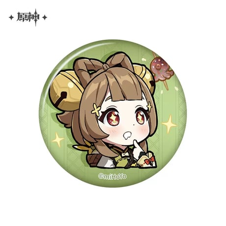 【原神公式店】璃月 ちびキャラ 缶バッジ 12元