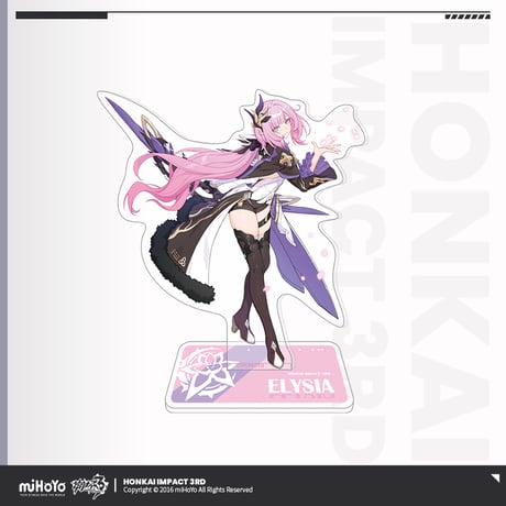 【崩壊3rd公式店】英傑 アクリルスタンド 48元