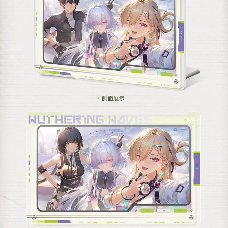 KURO GAMES旗艦店】鳴潮 2601 合影記念 ポストカード ＆ スタンド 52元