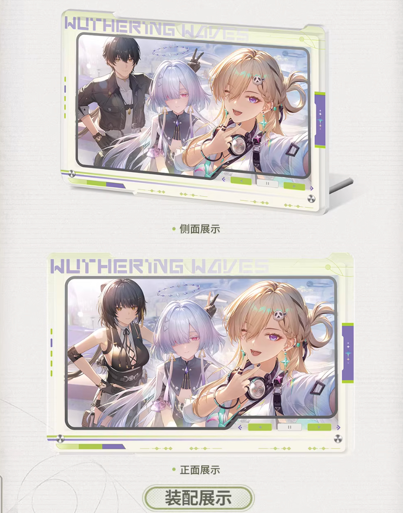 KURO GAMES旗艦店】鳴潮 2601 合影記念 ポストカード ＆ スタンド 52元