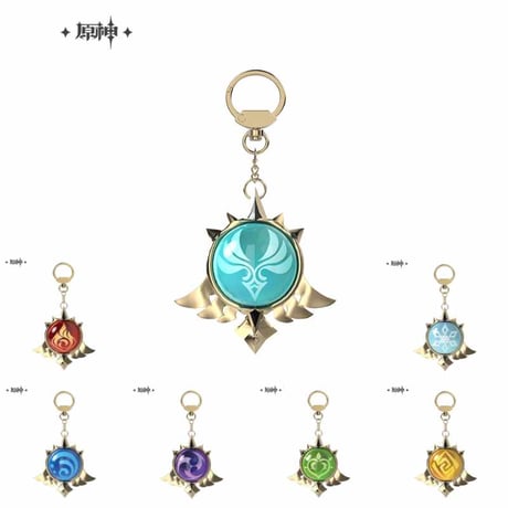 【原神公式店】神の目 キーホルダー モンド 65元