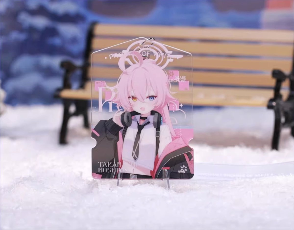 ブルアカ公式店】落雪之約 キーホルダー 30元 （予約150日以内発送
