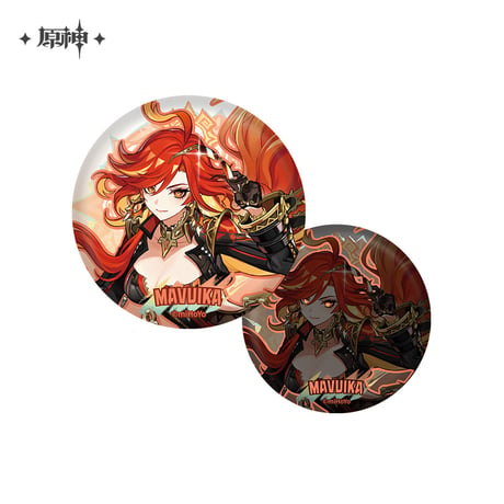 【原神公式店】ナタ 缶バッジ 12元