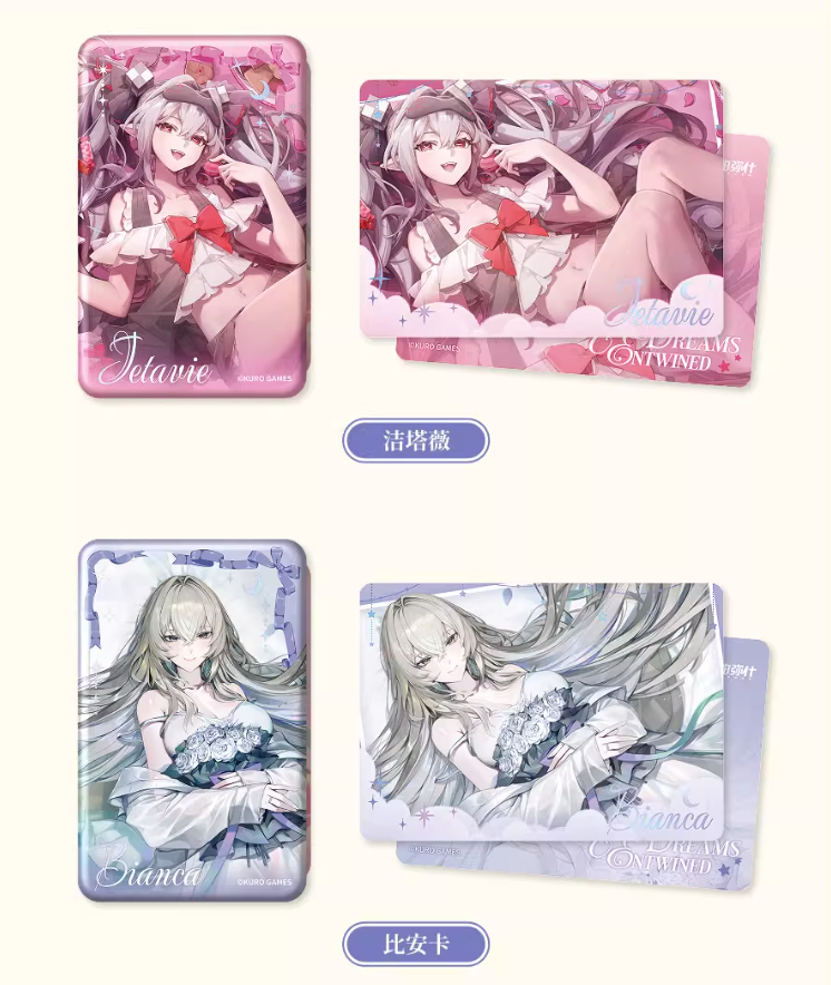 KURO GAMES旗艦店】パニグレ 6周年 共夢時分 缶バッジ & カード 全8