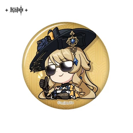 【原神公式店】フォンテーヌ ちびキャラ 缶バッジ 12元