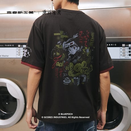 【重返未来1999】吉考斯工業 コラボ リー・アンアン Tシャツ 199元 （予約60日以内発送）