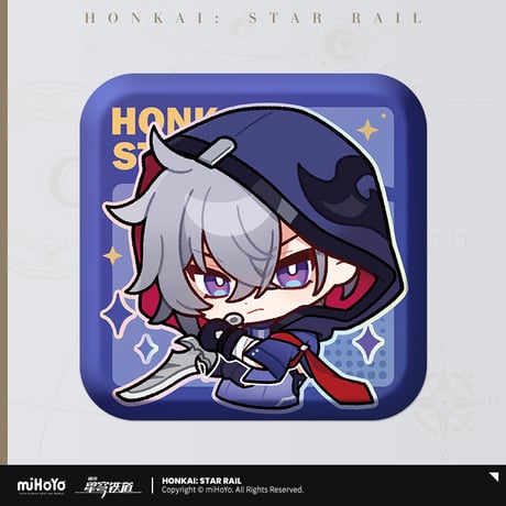 【崩スタ公式店】パム展覧会 スクエア 缶バッジ B 15元