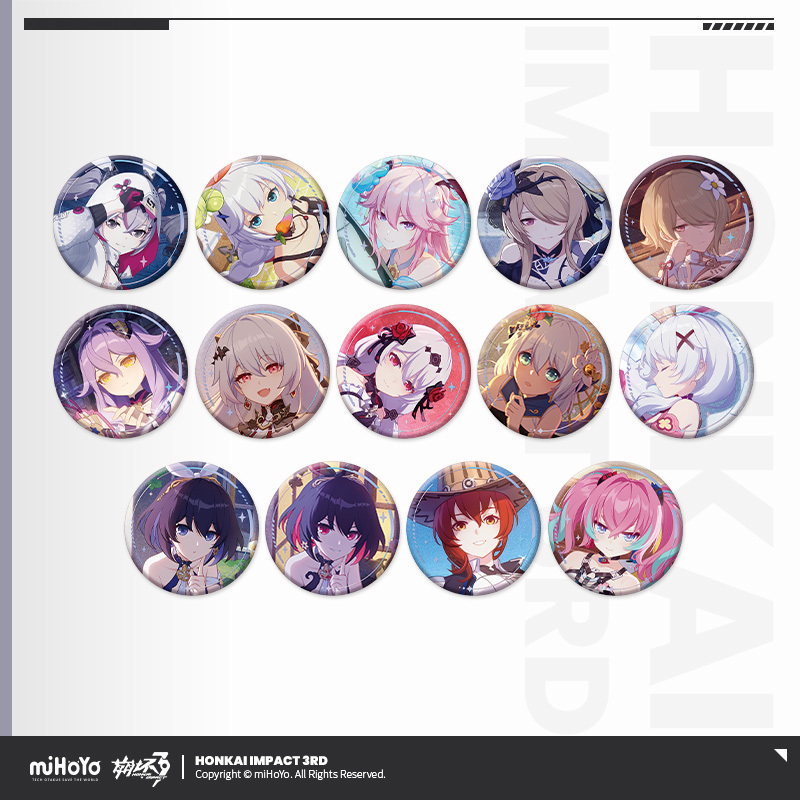崩壊3rd公式店】CGイラスト 缶バッジ セット 210元 | ちゃぱん