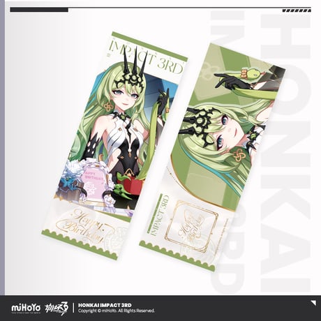 【崩壊3rd公式店】2026年 生誕祭 ホロカード 15元 (予約200日以内発送)