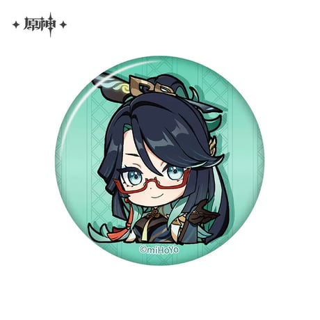 【原神公式店】璃月 ちびキャラ 缶バッジ 12元