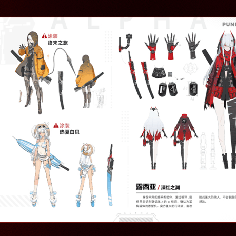 【薪火創未旗艦店】パニグレ 美術集 Vol.1 128元