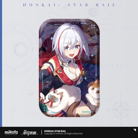 【崩スタ公式店】光円錐 スクエア 缶バッジ A 15元