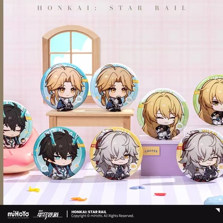 【崩スタ公式店】 ミスターフク郎の客室 缶バッジセット A 30元