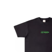 NEgamieruTシャツ　（Blackボディ×Greenロゴ）