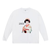 OBA舞子　ロングスリーブTシャツ　(White)