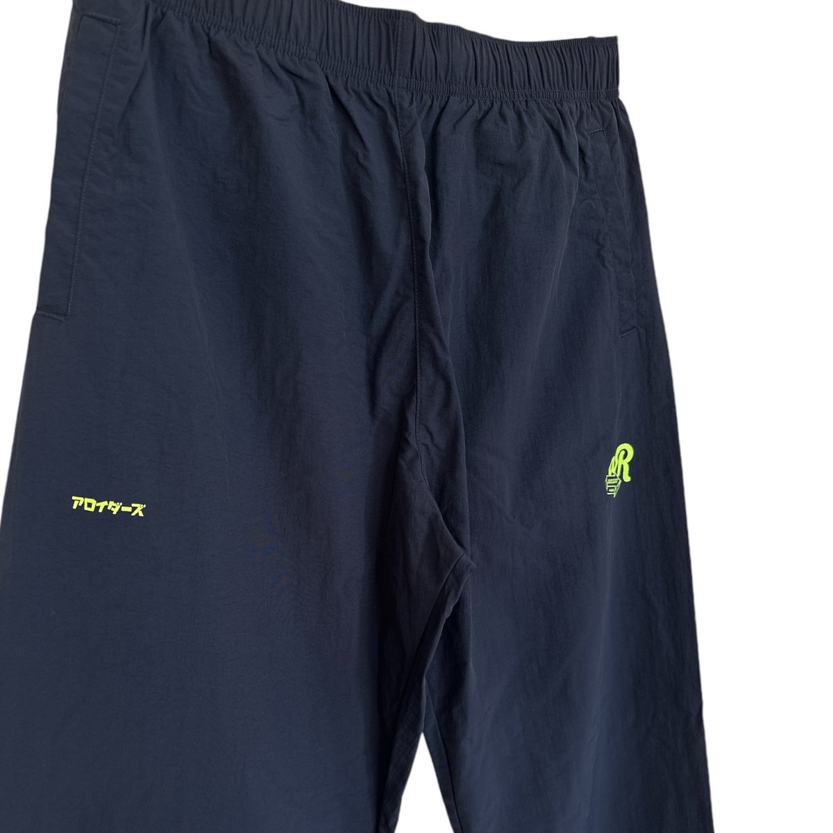nylon pants ネイビー(イエローロゴ) | AROIDER'S STORE nylon pants ネイビー(イエローロゴ) | AROIDER'S STORE