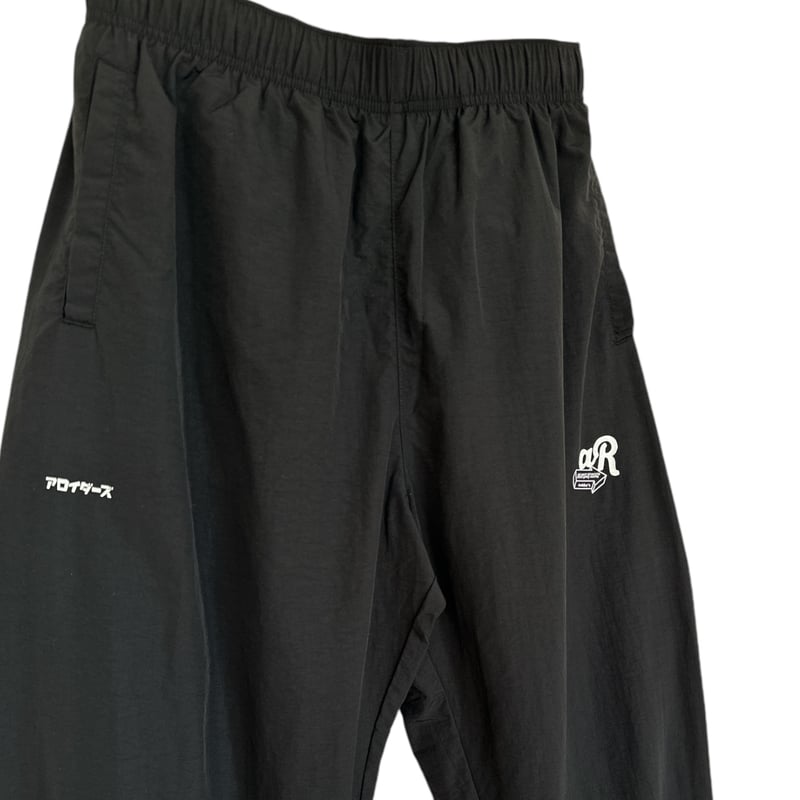 nylon pants ブラック(ホワイトロゴ) | AROIDER'S STORE nylon pants ブラック(ホワイトロゴ) | AROIDER'S STORE