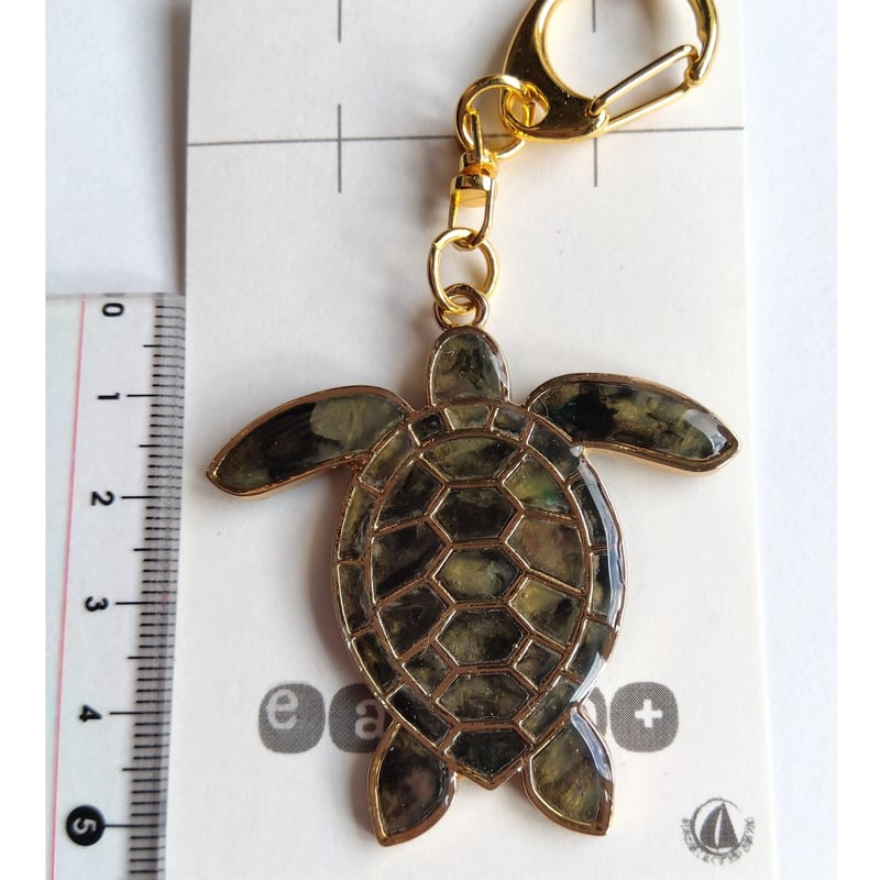 キーホルダー ウミガメ大 雷神 | earth+ STORE