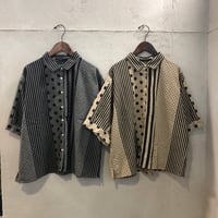 【142】シャンブレーMIXドットPt半袖シャツ