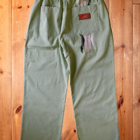 【32】”CHIMAYO”刺繍 EASY PANTS
