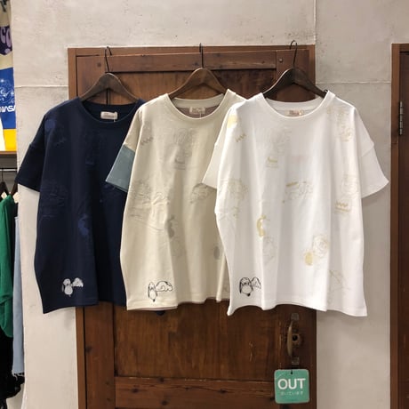 【84】VINTAGE SNOOPY 刺繍Tee
