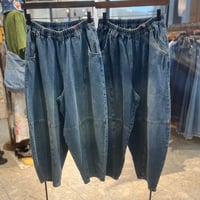 【17-102N】デニム切替ボールパンツ