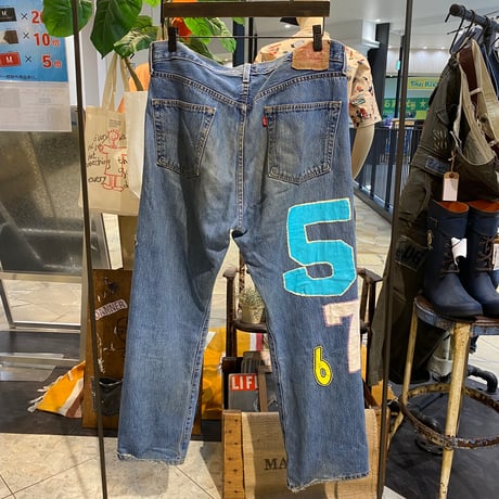 【01】リメイクパンツ　スヌーピー