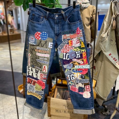 【1】USEDリメイクパンツ