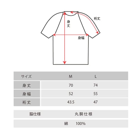 【SL-31】【SLOWLIFEプレミアム】 リライブ別注モデル　鉱石2倍　プロ仕様 ラグランスリーブＴシャツ